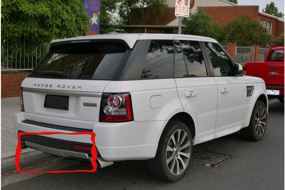 Range Rover Sport 2005-2013 Rivestimento posteriore (3 pezzi) Image