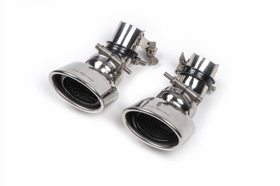 Mercedes E-class W211 2002-2009 Terminali di scarico V2 (2 pz) Image