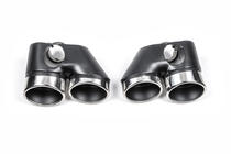 Mercedes S-class W220 1998-2005 Terminali di scarico V1 (2 pz) foto 4