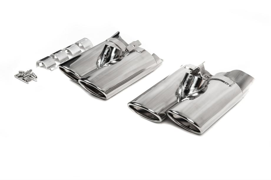 Mercedes S-class W220 1998-2005 Terminali di scarico V2 (2 pz) Image
