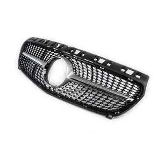 Griglia Anteriore Diamond Silver (2012-2015) Mercedes A-class W176 2012-2018 foto 3