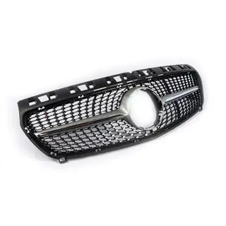 Griglia Anteriore Diamond Silver (2012-2015) Mercedes A-class W176 2012-2018 foto 4