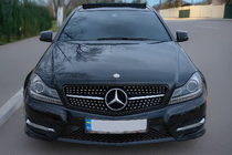 Mercedes C-class W204 2007-2015 Griglia Anteriore Diamond Black foto 1