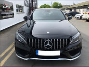 Mercedes C-class W205 2014-2021 Griglia Anteriore Panamericana GT (per Avantgarde/AMG-Line/C43 AMG) 2018+, con telecamera foto 6