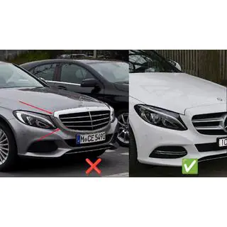 Griglia Anteriore Panamericana GT (per Avantgarde/AMG-Line/C43 AMG) foto 4