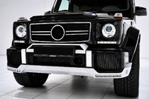 Mercedes G class W463 1990-2018 Lama spoiler paraurti anteriore BRBS con LED foto 1