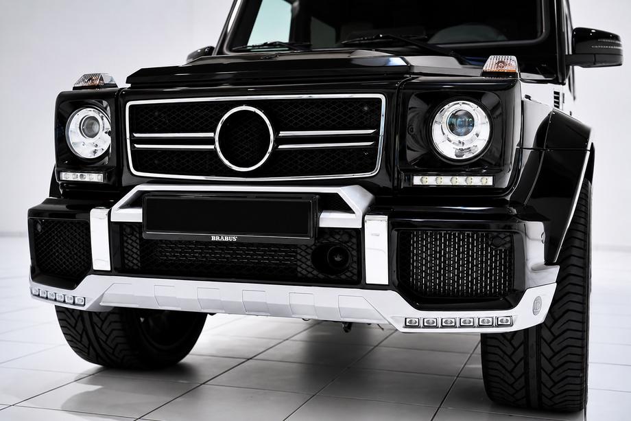 Mercedes G class W463 1990-2018 Lama spoiler paraurti anteriore BRBS con LED Image