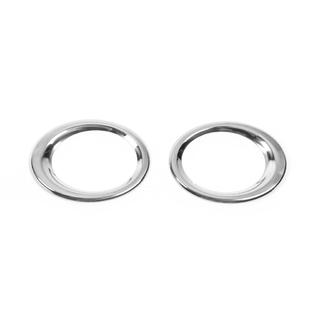 Cornici coprifendinebbia (2 pz, acciaio inox) Nissan Qashqai 2007-2010 foto 4