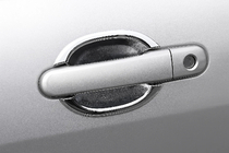 Nissan Tiida 2004-2011 Vaschette maniglie porta (4 pz, plastica) foto 1