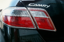 Toyota Camry 2006-2011 Coperture Cromate Fanali Posteriori (2 pz, plastica) foto 3