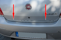 Fiat Linea 2006-2018 Modanatura bagagliaio acciaio inox foto 1