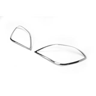 Coprifari (2006-2013, 2 pz, acciaio inox) Mercedes Sprinter W906 2006–2018 foto 3