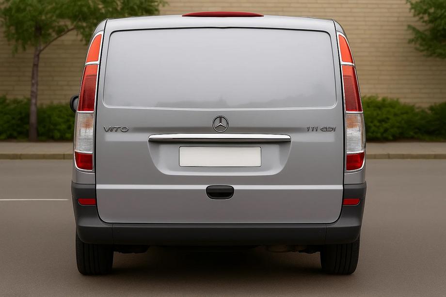 Mercedes Vito W639 2004-2014 Coperture Cromate per Fanali Posteriori (2 pz, Acciaio Inox) Image