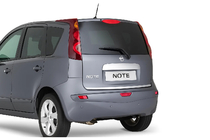 Nissan Note 2004-2012 Modanatura bagagliaio acciaio inox foto 3