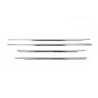 Cornici finestrini acciaio inox (4 pz) foto 3