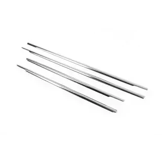 Cornici finestrini acciaio inox (4 pz) foto 4