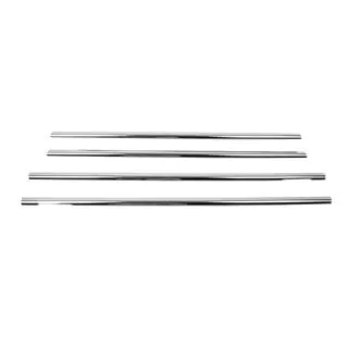 Cornici finestrini acciaio inox (4 pz) foto 3