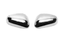Seat Leon 2005-2012 Calotte specchietti cromate (2005-2010, 2 pz, acciaio inox) foto 5