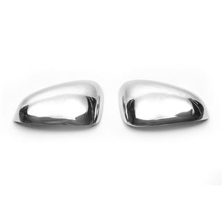 Calotte specchietti cromate (2005-2010, 2 pz, acciaio inox) Seat Leon 2005-2012 foto 3