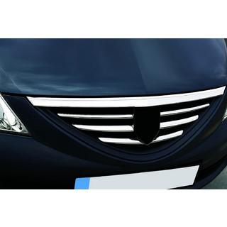 Coperture griglia cromate (acciaio inox) Dacia Logan I 2005-2008 foto 3
