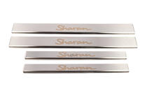 Volkswagen Sharan 1995-2010 Battitacco Carmos V1 (4 pz, acciaio inox) foto 2