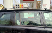 Opel Zafira B 2005–2011 Barre portatutto in alluminio (Caravan, cromo) foto 6