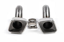 Range Rover Sport 2005-2013 Terminali di scarico V1 (2 pz, acciaio inox) foto 2