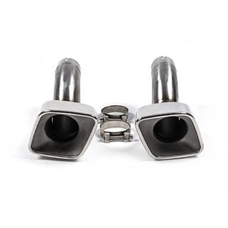 Terminali di scarico V1 (2 pz, acciaio inox) foto 2