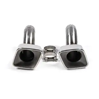Terminali di scarico V1 (2 pz, acciaio inox) foto 2