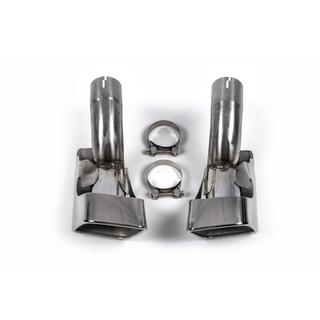 Terminali di scarico V1 (2 pz, acciaio inox) foto 3