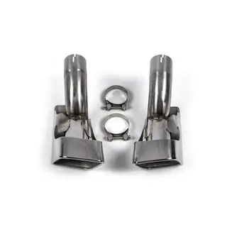 Terminali di scarico V1 (2 pz, acciaio inox) foto 3