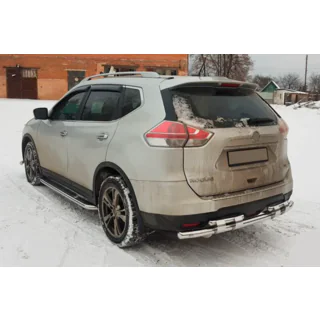 Barra di protezione posteriore NSXT.13.6.B1-08 (acciaio inox) Nissan X-trail T32/Rogue 2014-2021 foto 3