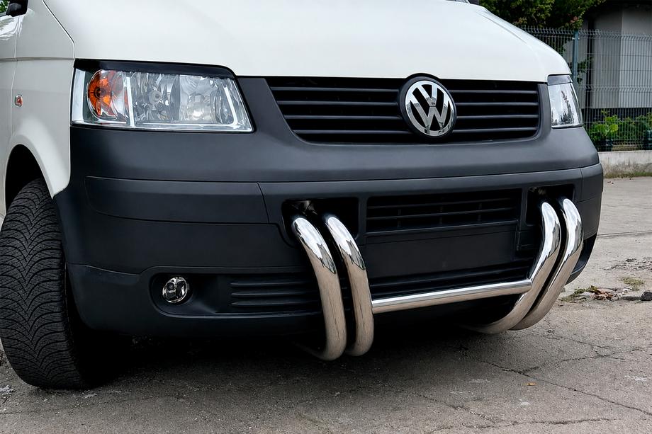 Volkswagen T5 Transporter 2003-2010 Parabullbar ST006-03 Griglia (Acciaio Inox) Foto 5