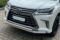 Lexus LX570/450d 2008-2022 Protezione Anteriore ST014 (2015+, Acciaio Inox) foto 1