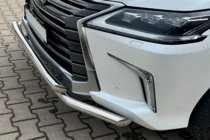 Lexus LX570/450d 2008-2022 Protezione Anteriore ST014 (2015+, Acciaio Inox) foto 3