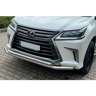 Protezione Anteriore ST014 (2015+, Acciaio Inox) Lexus LX570/450d 2008-2022 foto 1