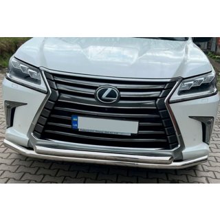 Protezione Anteriore ST014 (2015+, Acciaio Inox) Lexus LX570/450d 2008-2022 foto 4
