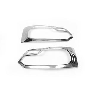 Coperture Fari Cromate (2 pz, Acciaio Inox) Volkswagen T5 2010-2015 foto 4
