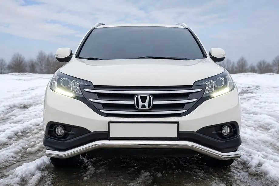 Honda CRV 2012-2016 Protezione Anteriore ST007 (Acciaio Inox) Foto 1