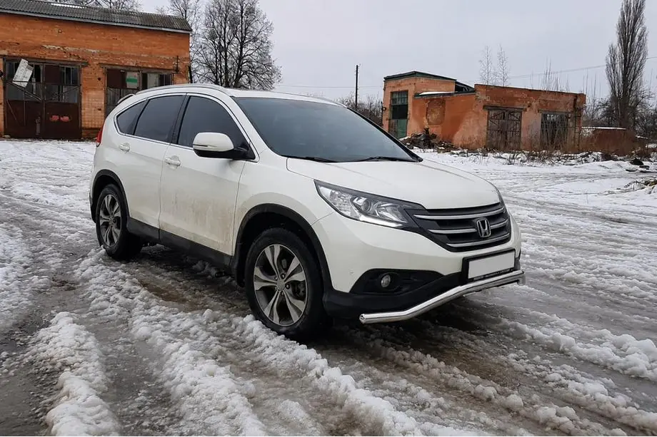 Honda CRV 2012-2016 Protezione Anteriore ST007 (Acciaio Inox) Foto 3