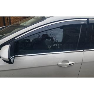 Deflettori finestrini con modanatura cromata Niken (SD/HB, 4 pz) foto 4