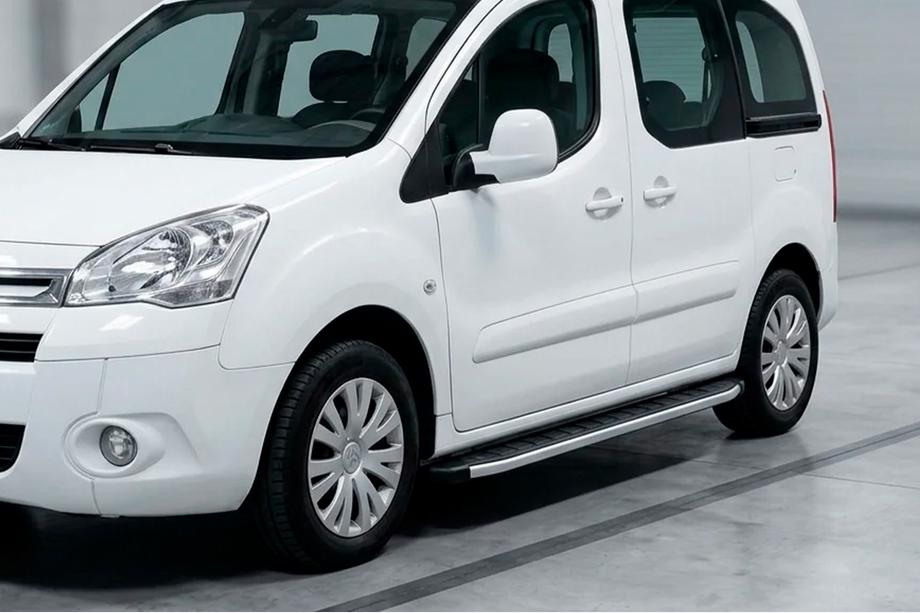 Peugeot Partner Tepee 2008-2018 Pedane laterali Fullmond (2 pz, alluminio) Image