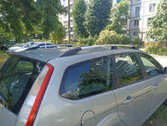 Ford Focus II 2005-2008 Barre portatutto in alluminio (Caravan, cromo) foto 5