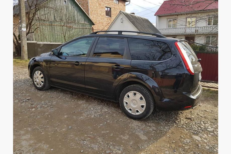 Ford Focus II 2008-2011 Barre Portatutto in Alluminio (Caravan, Nero) Foto 2