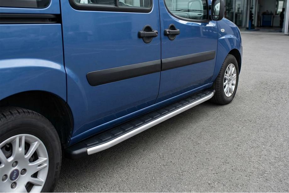 Fiat Doblo I 2001-2005 Pedane Laterali Fullmond (2 pz, alluminio) Image