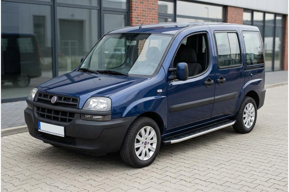 Fiat Doblo I 2005-2010 Pedane Laterali Fullmond (2 pz, alluminio) Image