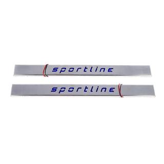 Battitacco LED corti (2 pz, acciaio inox) Mercedes E-class W124 1984–1997 foto 3