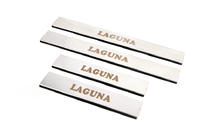 Renault Laguna 2007-2015 Battitacco in acciaio inox Carmos (4 pz) foto 1
