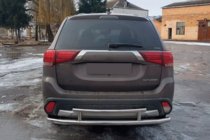 Mitsubishi Outlander 2012-2021 Barra Posteriore AK004-2 (Acciaio Inox) foto 2
