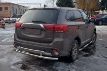 Mitsubishi Outlander 2012-2021 Barra Posteriore AK004-2 (Acciaio Inox) foto 1